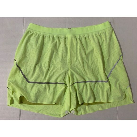 Lululemon Surge Lined Shorts 6" Special Edition Mens Size XXL Faded Zap Yellow - Picture 1 of 11